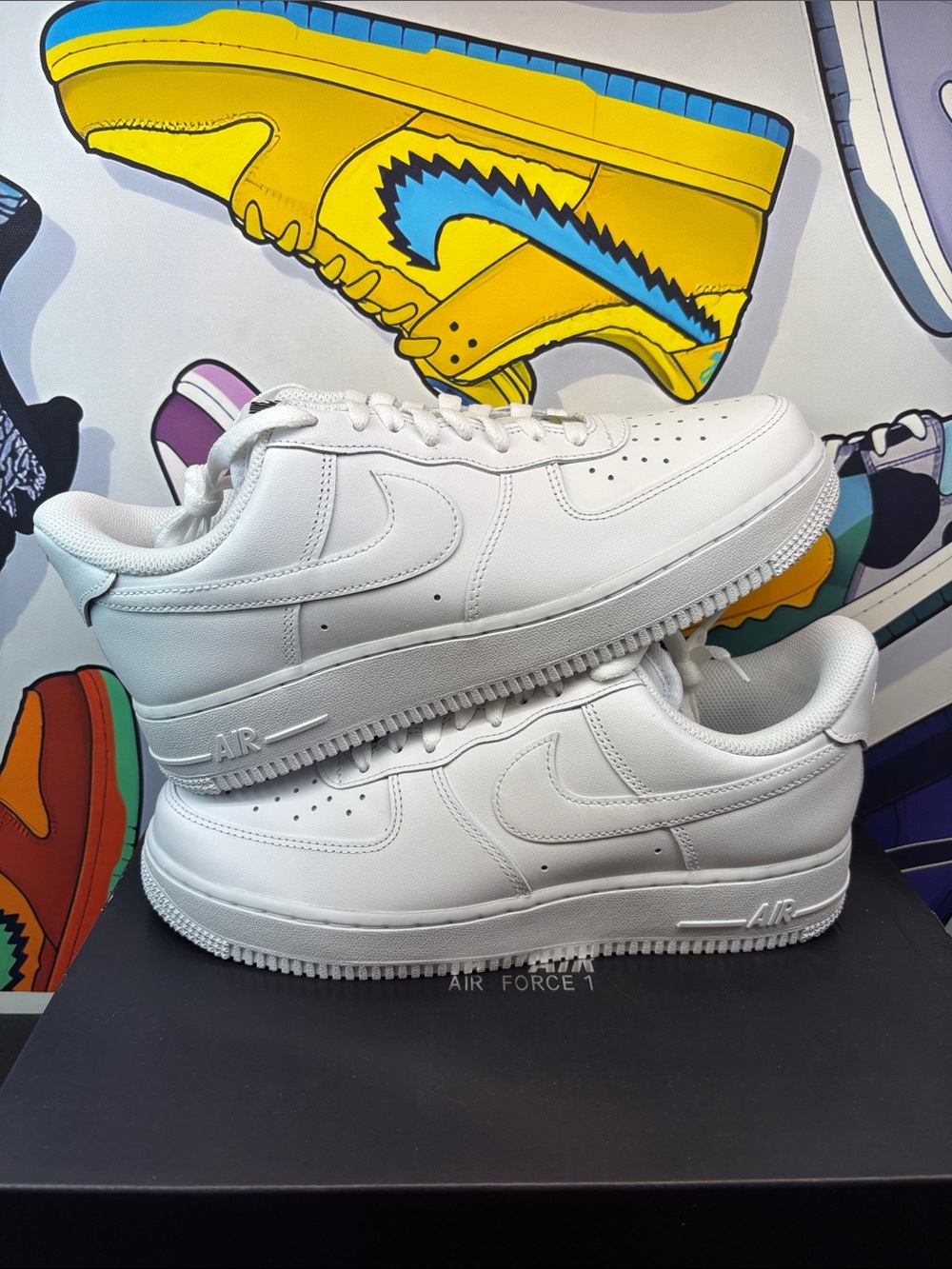 Nike Air Force 1 Low - White Men’s Athletic Shoes - Picture 6 of 8